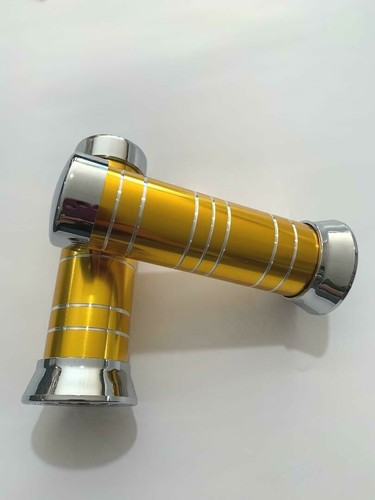 Custom bicycle grips - custom, gold