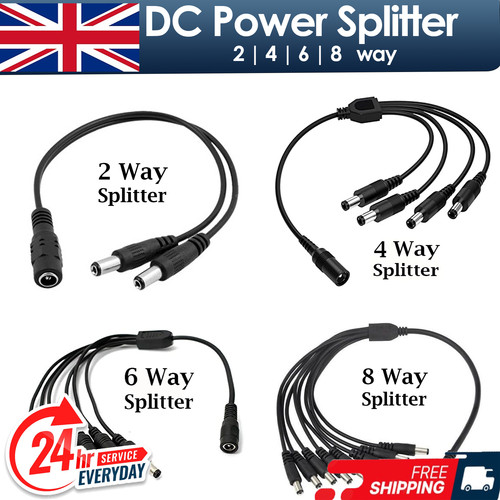 Cctv power splitter cable - dc,