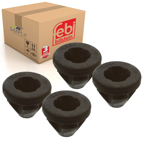 Engine cover rubber sockets - rubber,
