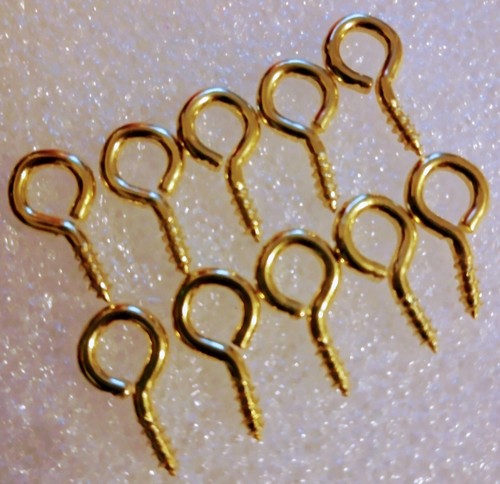 Brassed screw eye s - 10,