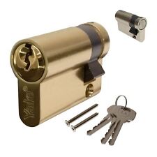 Yale Half Door Cylinder Single Barrel Door Euro Lock Garage Balcony Key Security