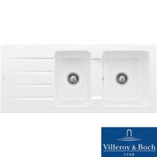 Villeroy & Boch Architectura 80 1.75 Bowl White Ceramic Kitchen Sink - NO WASTE