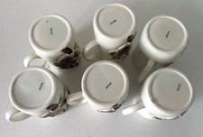 Set of 6 Vintage Small Coffee Tea Mugs 3D Australian Koala Bears Made in Japan