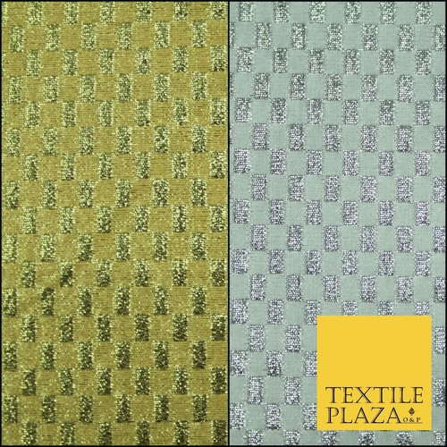 Gold silver geometric check - silver,