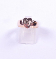 Rose gold ring antique 9 carat