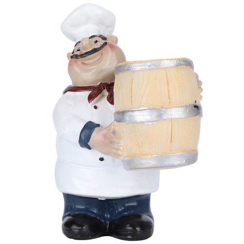 Resin chef statue toothpick - resin,