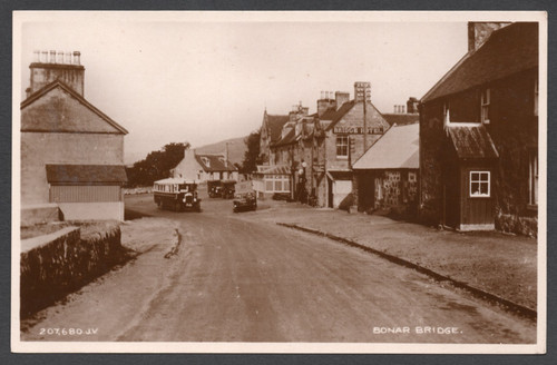 Postcard bonar bridge - bonar, nr