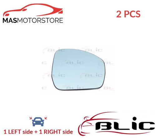 Rear view mirror glass - rear, pair