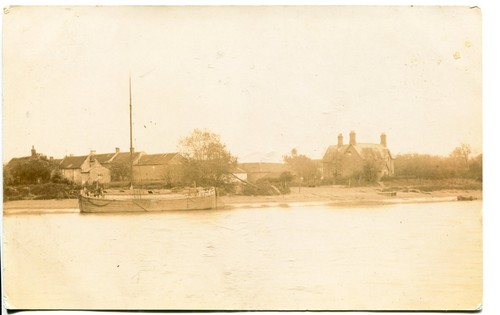 Large sailing barge - large, at