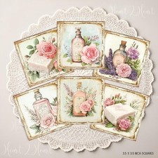 Vintage Floral Soap Square