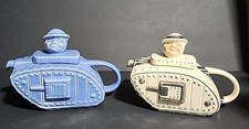 Sadler Churchill Tank Teapot
