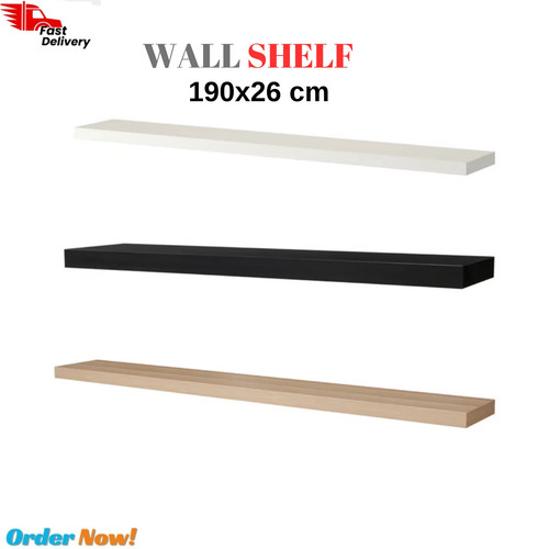 Ikea lack wall shelf - wall, 190x26cm