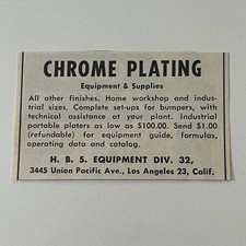 H. B. S. Equipment Chrome