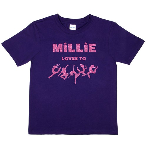 Girls personalised tee street - girls,