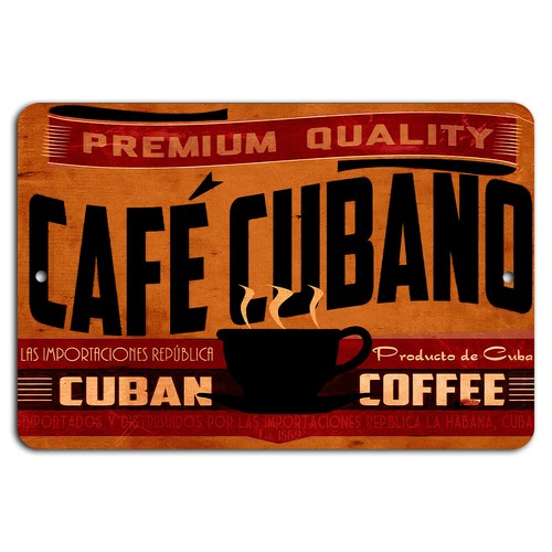 Cuban coffee vintage - vintage, metal