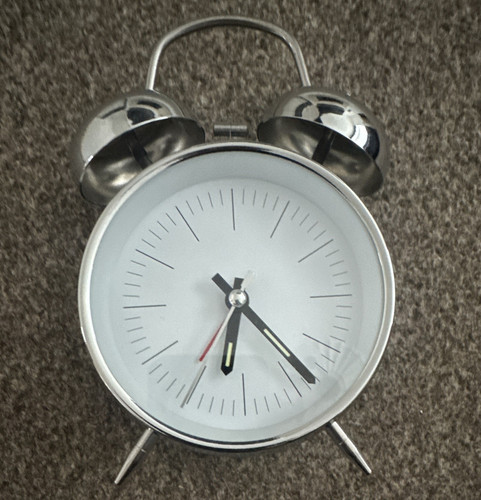 Twin bell analogue alarm - bell,