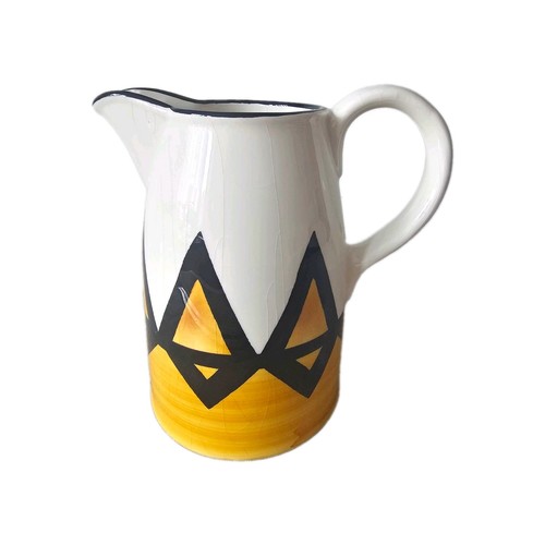 Ceramic jug with handle glossy - jug,