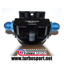 Remote oil filter housing