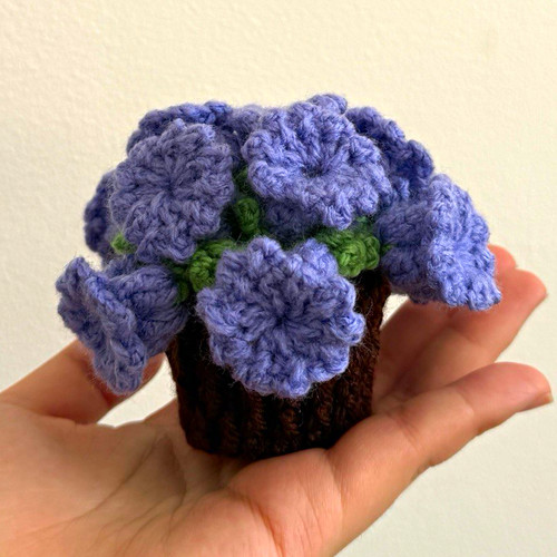 Handmade crochet hydrangea - handmade,