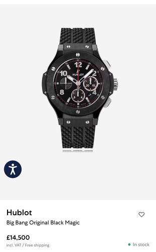 Hublot geneva black - geneva, watch