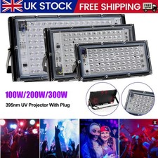 100-300W LED UV Stage Blacklight Ultraviolet Flood Effect Light for Disco Party