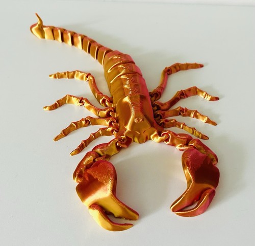 Large printed scorpion - large, 3d
