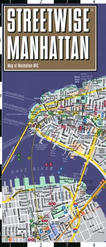 Streetwise manhattan map - streetwise,