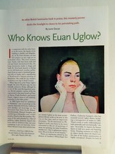 EUAN UGLOW  ART PIECE VTG ORIG