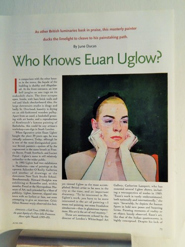 Euan uglow art piece - , vtg
