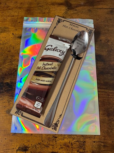 Hot chocolate spoon sachet - spoon,