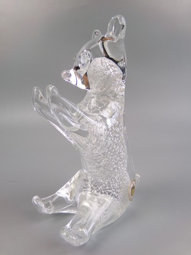 Granna glass bear figurine - granna,