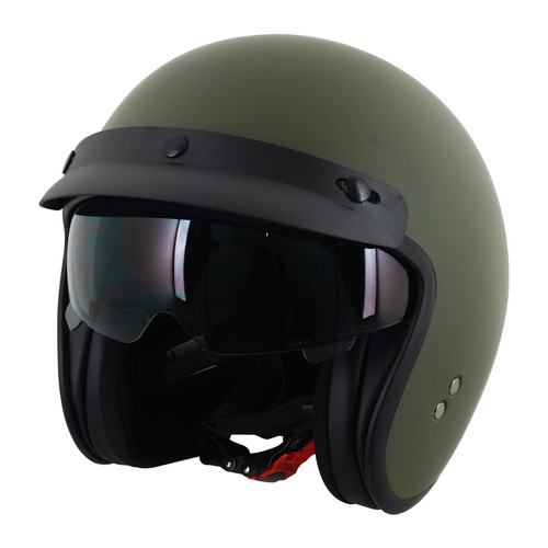 Stealth open face motorcycle - face,