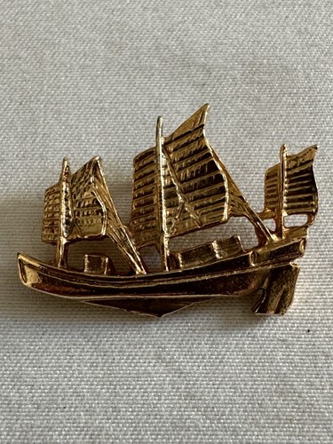 Vintage chinese junk ship - chinese,