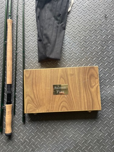 Hardy salmon rod and - hardy, 10