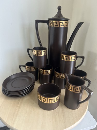 Portmeirion brown 1960s greek - brown,