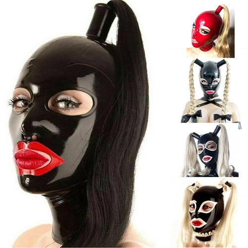 Latex rubber double tail - double, hood