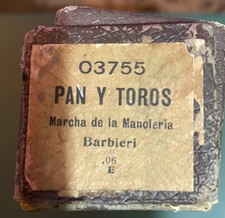 Pianola Roll 03755-Pan Y Toros
