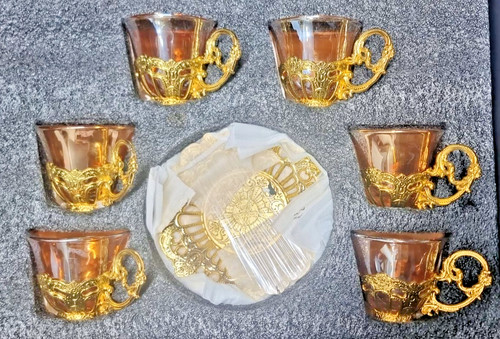 Turkish tea set - of, glass