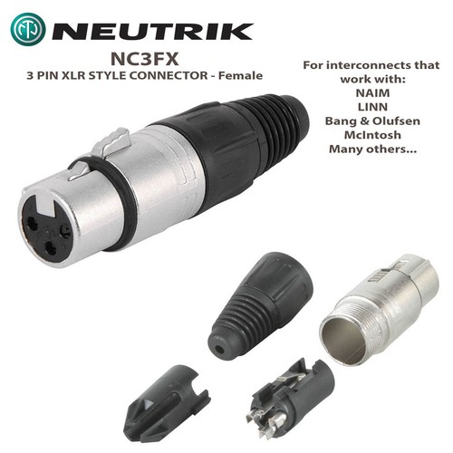 Neutrik nc3fx female - nc3fx, xlr