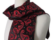 New Men's Designer Black Scarf