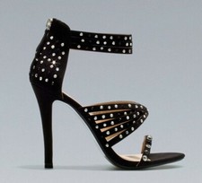 ZARA BLACK STRAPPY SANDALS