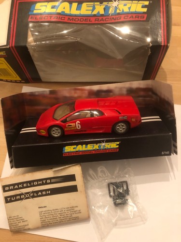 Red lamborghini scalextric - red,