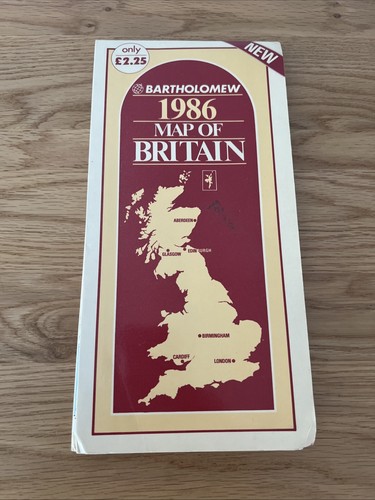 1986 bartholomew map - bartholomew,