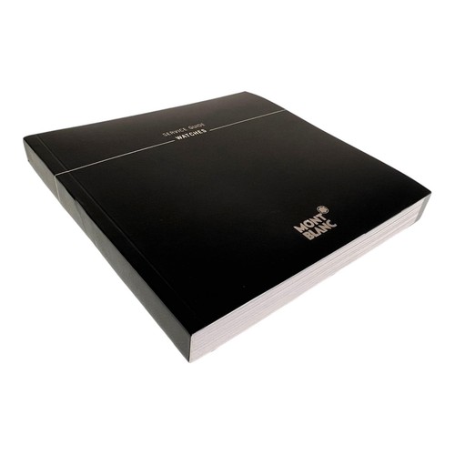 Mont blanc watches booklet - blanc,