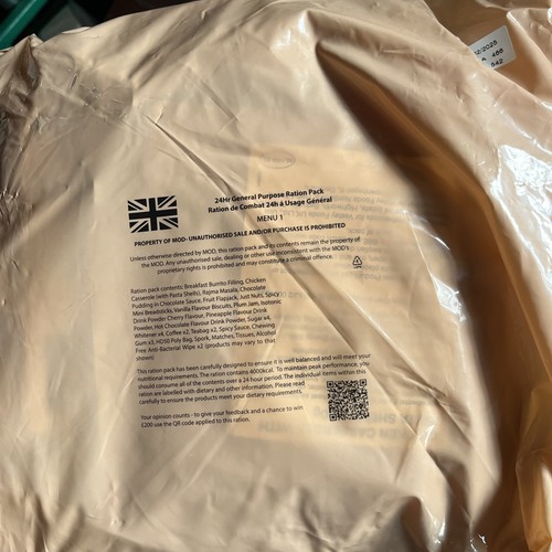 British army ration - british,
