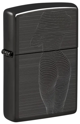 High polish black - lady, design