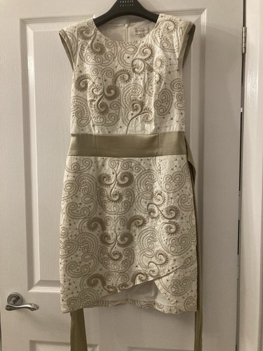 Karen millen gold - karen, embroidered