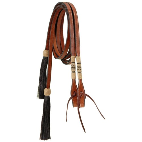 Split reins braided - split,
