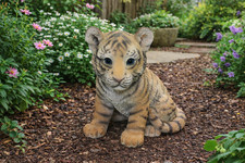 Cute Tiger Cub Garden Statue