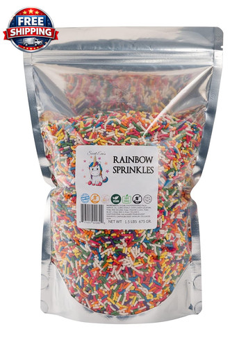 Rainbow sprinkles dairy free - sprinkles-dairy,